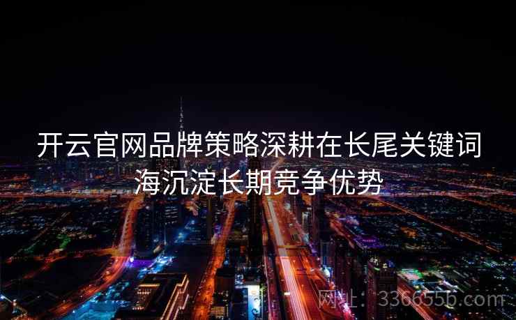 开云官网品牌策略深耕在长尾关键词海沉淀长期竞争优势