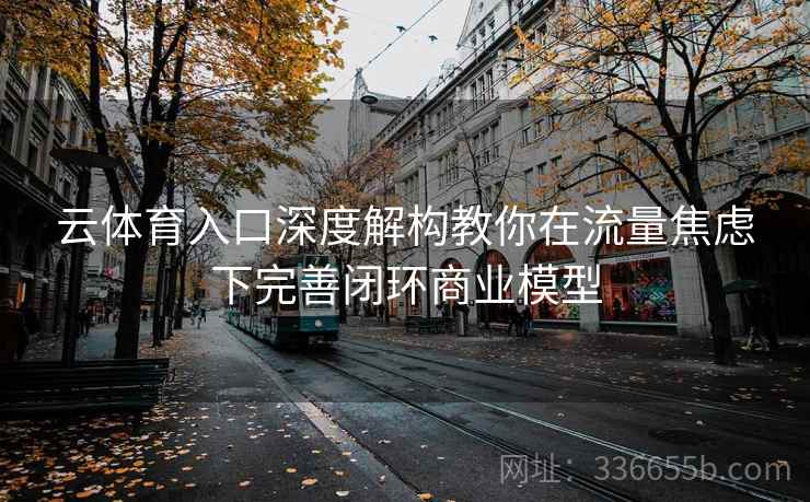 云体育入口深度解构教你在流量焦虑下完善闭环商业模型