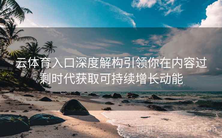云体育入口深度解构引领你在内容过剩时代获取可持续增长动能